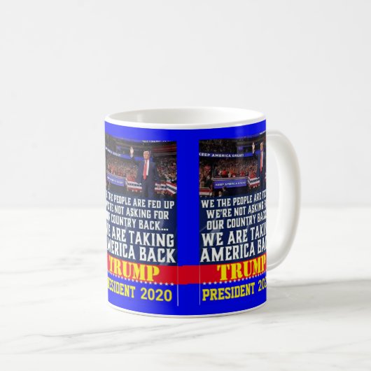 TRUMP 2020 KAFFEETASSE (VorderseiteRechts)
