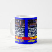 TRUMP 2020 KAFFEETASSE (Vorderseite Links)