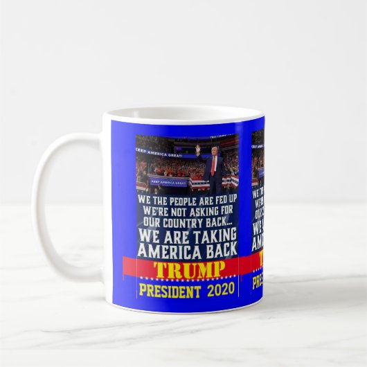 TRUMP 2020 KAFFEETASSE (Links)