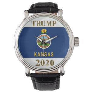TRUMP 2020 KANSAS-SUCHE ARMBANDUHR