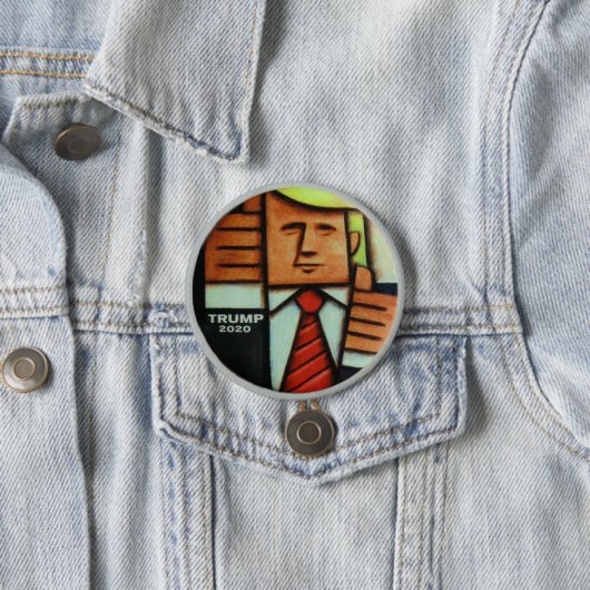 Trump 2020 Künstlerperspektive Button (Beispiel)