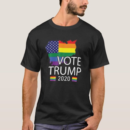 TRUMP 2020, LGBT TRUMP SHIRT - GAY PRIDE LGBT ELEC (Vorderseite)