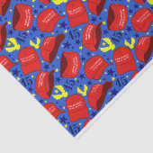 Trump 2020 MAGA Hat Pattern - Blue - Seidenpapier (Ausschnitt)
