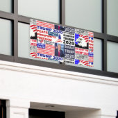 Trump 2020 Medley populär Banner (Äußeres Gebäude)