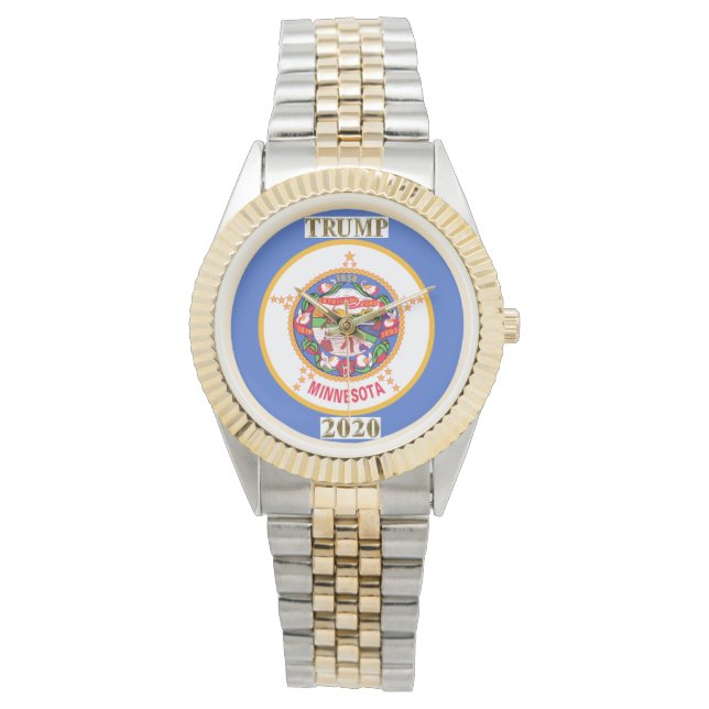 TRUMP 2020 MINNESOTA WATCH ARMBANDUHR (Vorderseite)