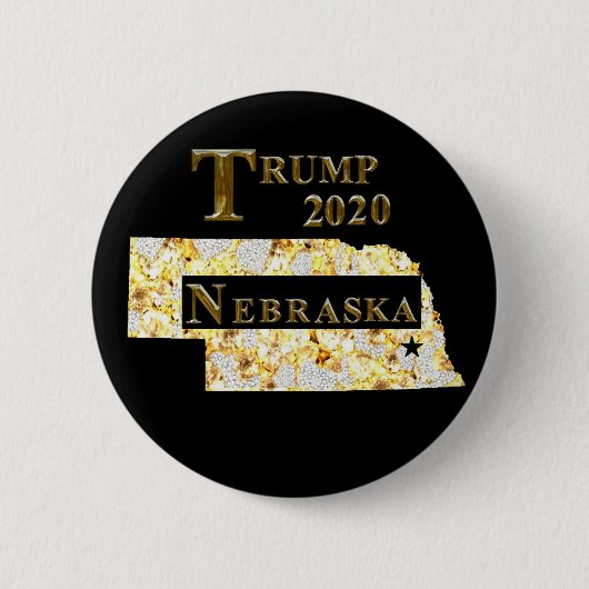 TRUMP 2020 NEBRASKA BUTTON (Vorderseite)