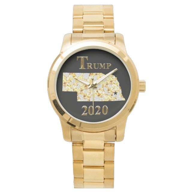 TRUMP 2020 NEBRASKA WATCH ARMBANDUHR (Vorderseite)