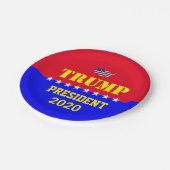 TRUMP 2020 PAPPTELLER (Schrägansicht)