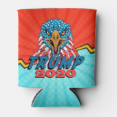 Trump 2020 Patriotischer Adler Dosenkühler (Vorderseite)