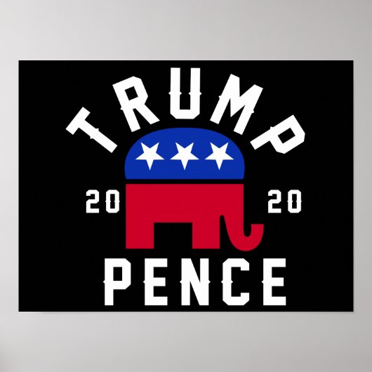 Trump 2020 Pence Poster (Vorne)