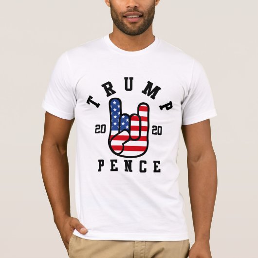 Trump 2020 Pence T-Shirt (Vorderseite)
