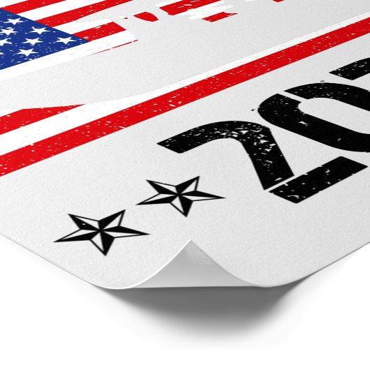 Trump 2020 poster (Ecke)