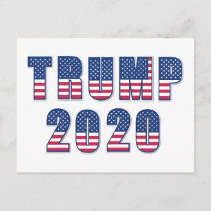 Trump 2020 postkarte