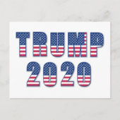 Trump 2020 postkarte (Vorderseite)