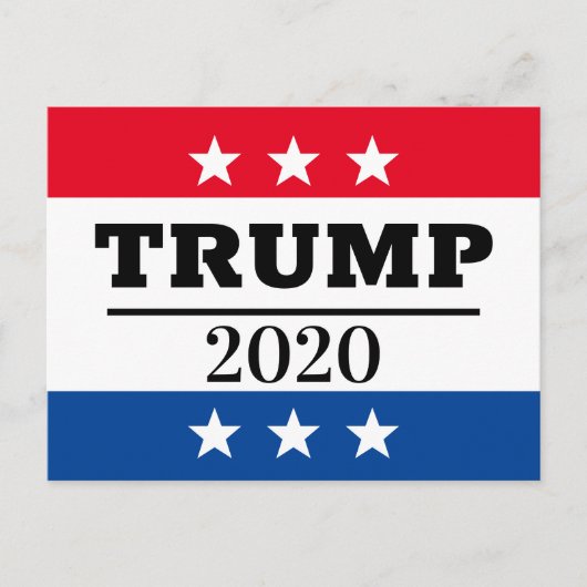 TRUMP 2020 POSTKARTE (Vorderseite)