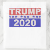Trump 2020 rechteckiger aufkleber (Tasche)