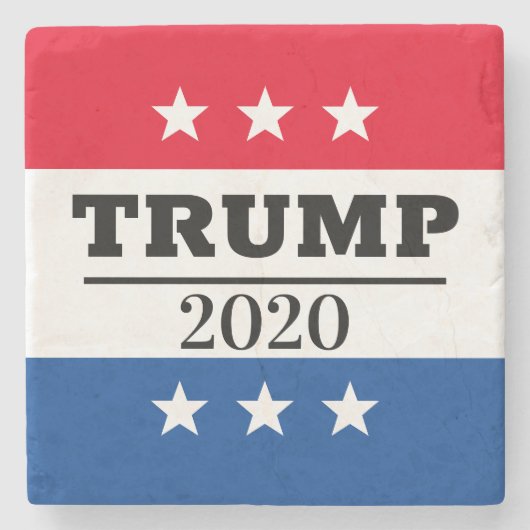 TRUMP 2020 STEINUNTERSETZER (Vorderseite)