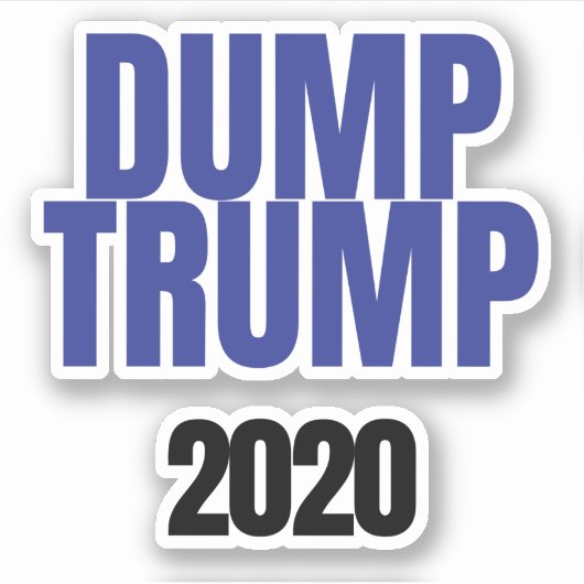Trump 2020-Sticker 7 Aufkleber (Vorderseite)