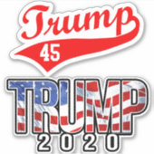 Trump 2020 Stickers Decals Car Autoaufkleber Aufkleber (Vorderseite)