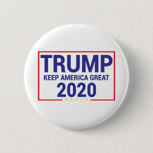 Trump 2020, Trump 2020 Behalte Amerika Große Button