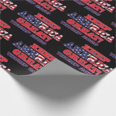 Trump 2020 Trump für Präsident Geschenkpapier (Ecke)