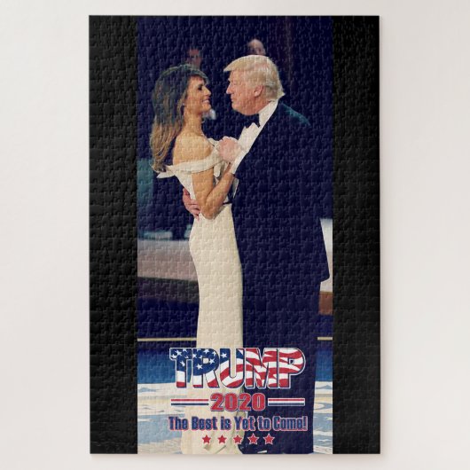 Trump 2020 - Trump und Melania Dance Puzzle (Vertikal)