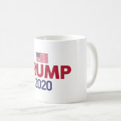 Trump 2020 US-Flag-Tasse Kaffeetasse (VorderseiteRechts)