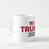Trump 2020 US-Flag-Tasse Kaffeetasse (Vorderseite Links)