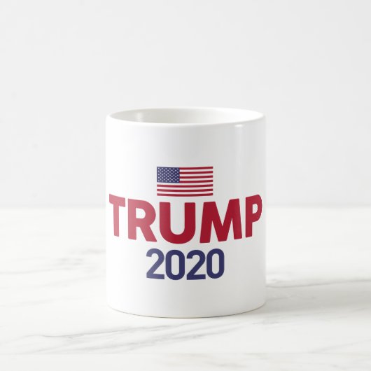 Trump 2020 US-Flag-Tasse Kaffeetasse (Mittel)