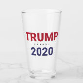 Trump 2020 (US-Wahl) Glas (Vorderseite)