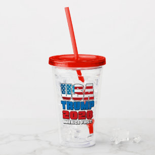 Trump 2020 USA Acryltrinkbecher