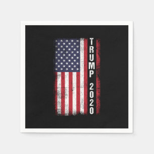 Trump 2020 USA Flag Mein Präsident Gift Serviette