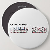 Trump 2020 USA - Wahltypografie Button (Vorne & Hinten)
