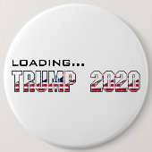 Trump 2020 USA - Wahltypografie Button (Vorderseite)
