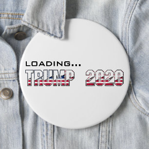Trump 2020 USA - Wahltypografie Button