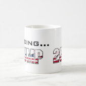 Trump 2020 USA - Wahltypografie Kaffeetasse (Mittel)