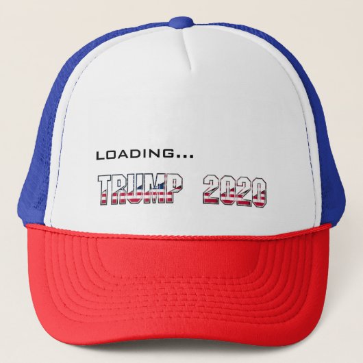 Trump 2020 USA - Wahltypografie Truckerkappe (Vorderseite)