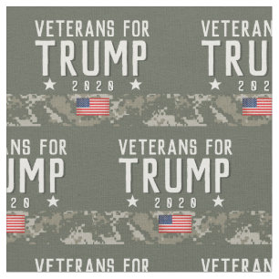 Trump 2020 Veteranen für Trump-Camouflage Stoff