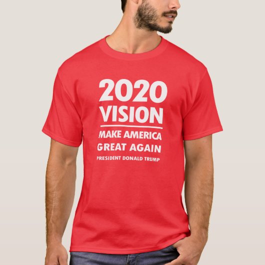 Trump 2020 Vision Vote Election Rally Gift Idea T-Shirt (Vorderseite)
