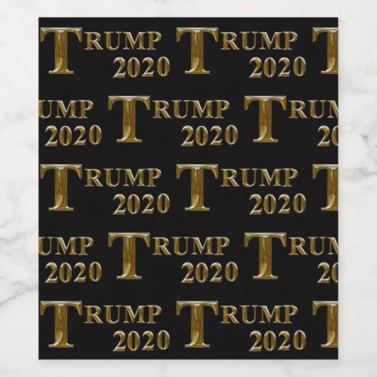Trump 2020 weinetikett (Einzelnes Label)