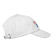 TRUMP 2020 WHITE BASEBALL CAP BESTICKTE BASEBALLKAPPE (Rechts)