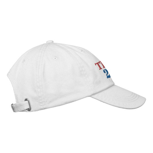 TRUMP 2020 WHITE BASEBALL CAP BESTICKTE BASEBALLKAPPE (Rechts)