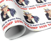 Trump 2020 Wiedergeben von Sam populär Geschenkpapier (Rolleneckpunkt)