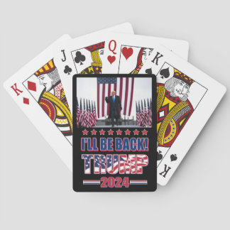 Trump 2020 wird zurück sein spielkarten