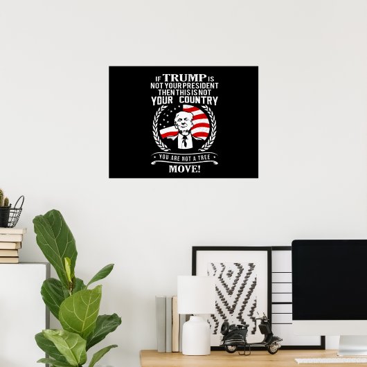 Trump 2020 - Witziges Zitat Poster (Heimbüro)