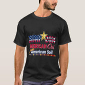 Trump 2024, 2024 Wahl, amerikanische Öl-T - Shirt (Vorderseite)