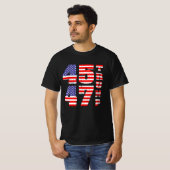 Trump 2024 45 47 Anti-Biden pro trump T-Shirt (Vorne ganz)