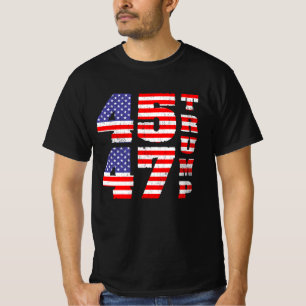 Trump 2024 45 47 Anti-Biden pro trump  T-Shirt