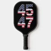 Trump 2024 45 47 Vintage Pickleball Schläger (Vorderseite)