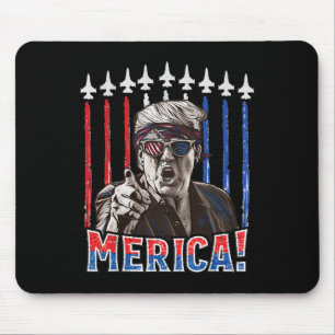 Trump 2024 4. Juli Patriotische amerikanische Flag Mousepad